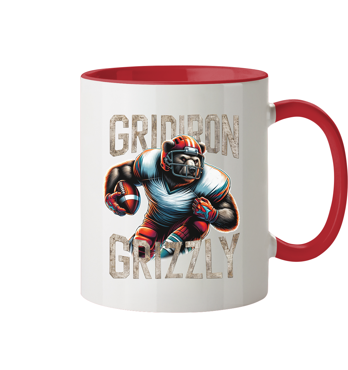 Gridiron Grizzly - Two-tone Mug