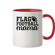 Flag Football Mom - Two-Tone Mug