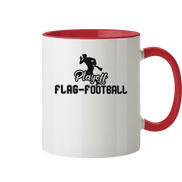 Playoff Flag Football Men Black - Two-Tone Mug