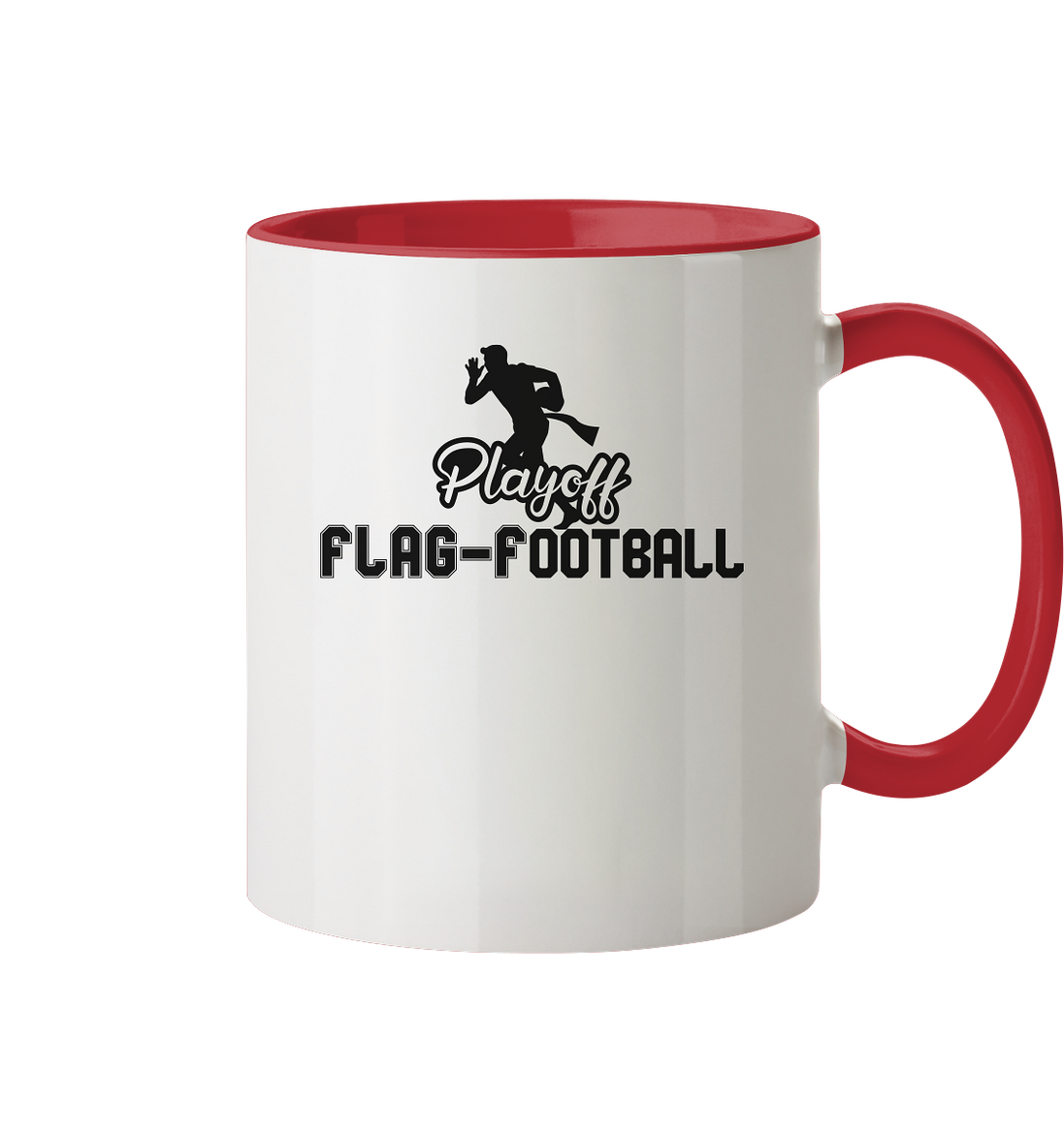 Playoff Flag Football Men Black - Two-Tone Mug