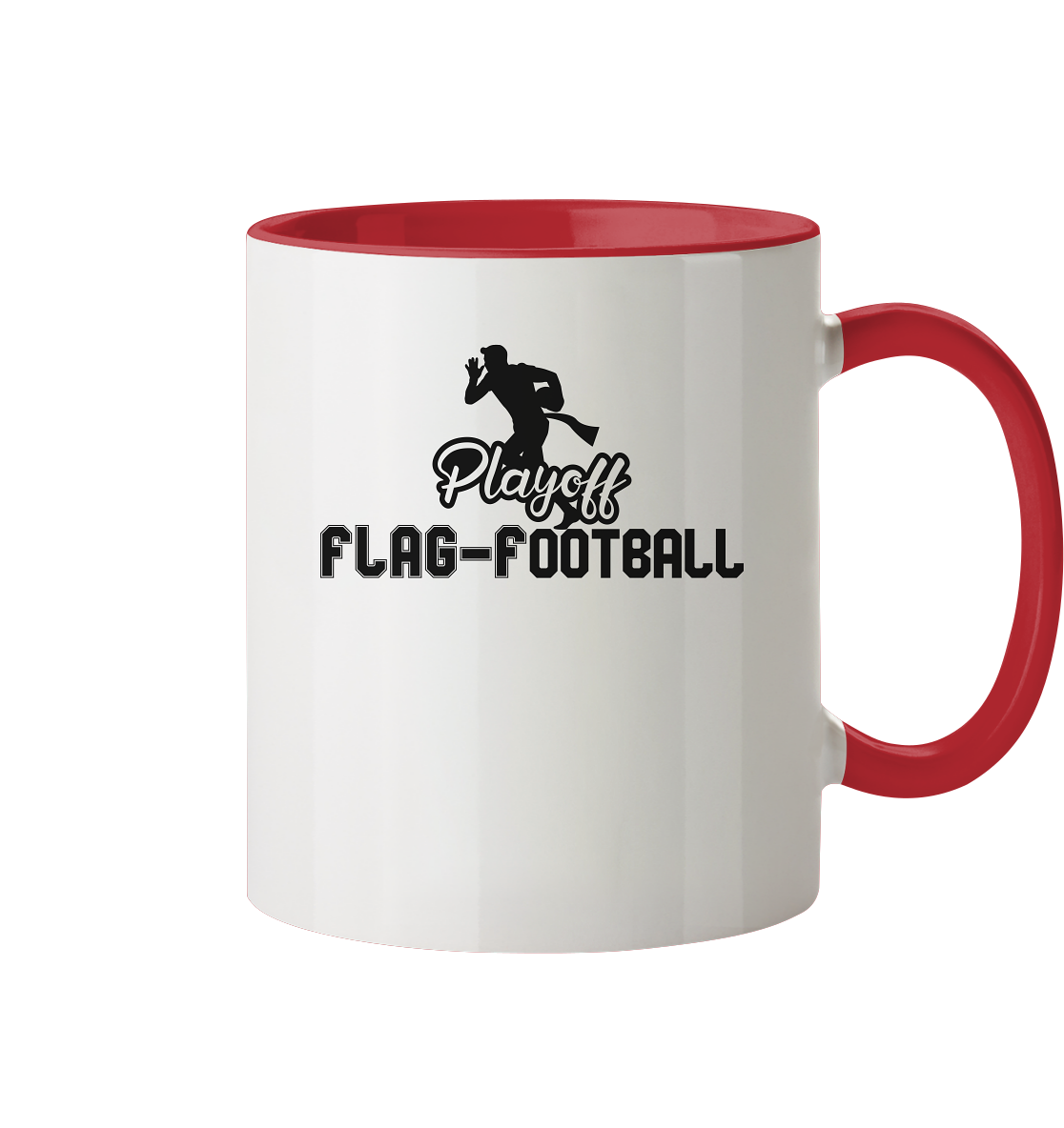 Playoff Flag Football Men Black - Two-Tone Mug