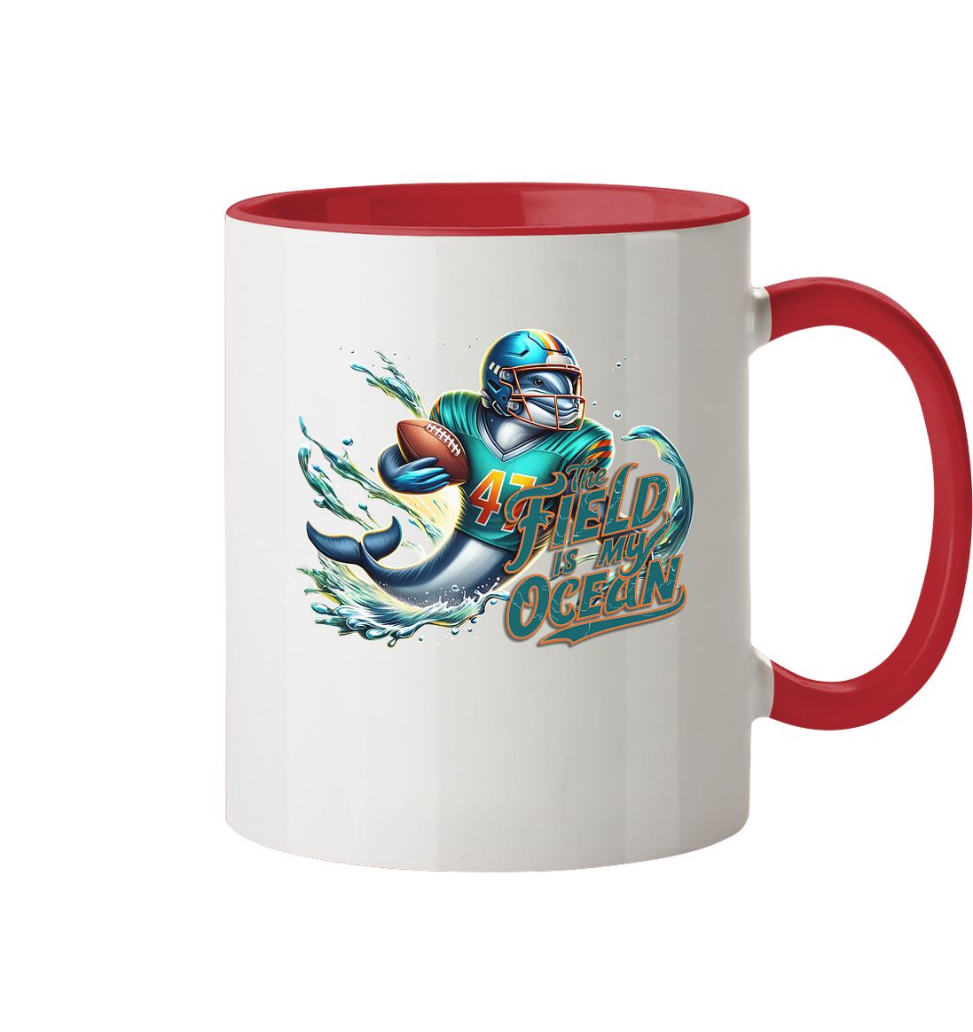 The Field is my Ocean - Tasse zweifarbig