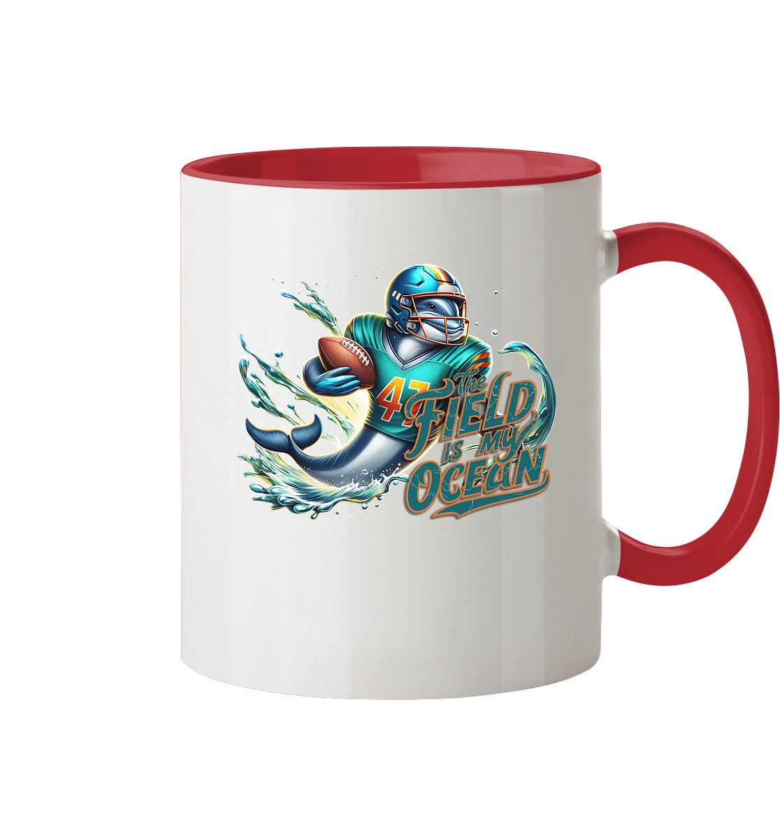 The Field is my Ocean - Tasse zweifarbig