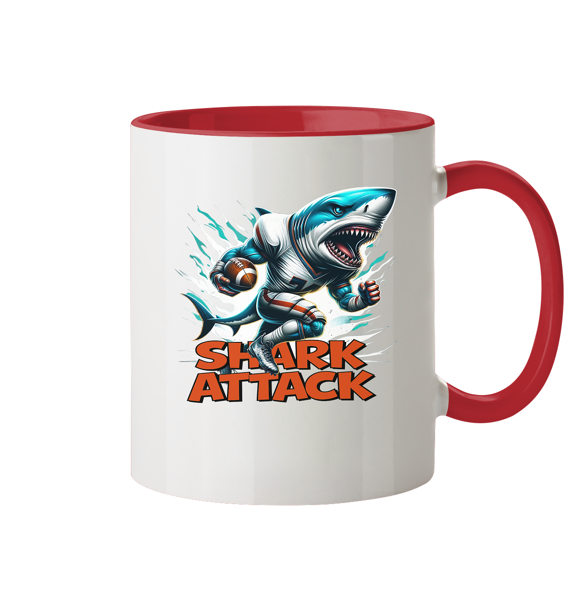 Shark Attack - Tasse zweifarbig