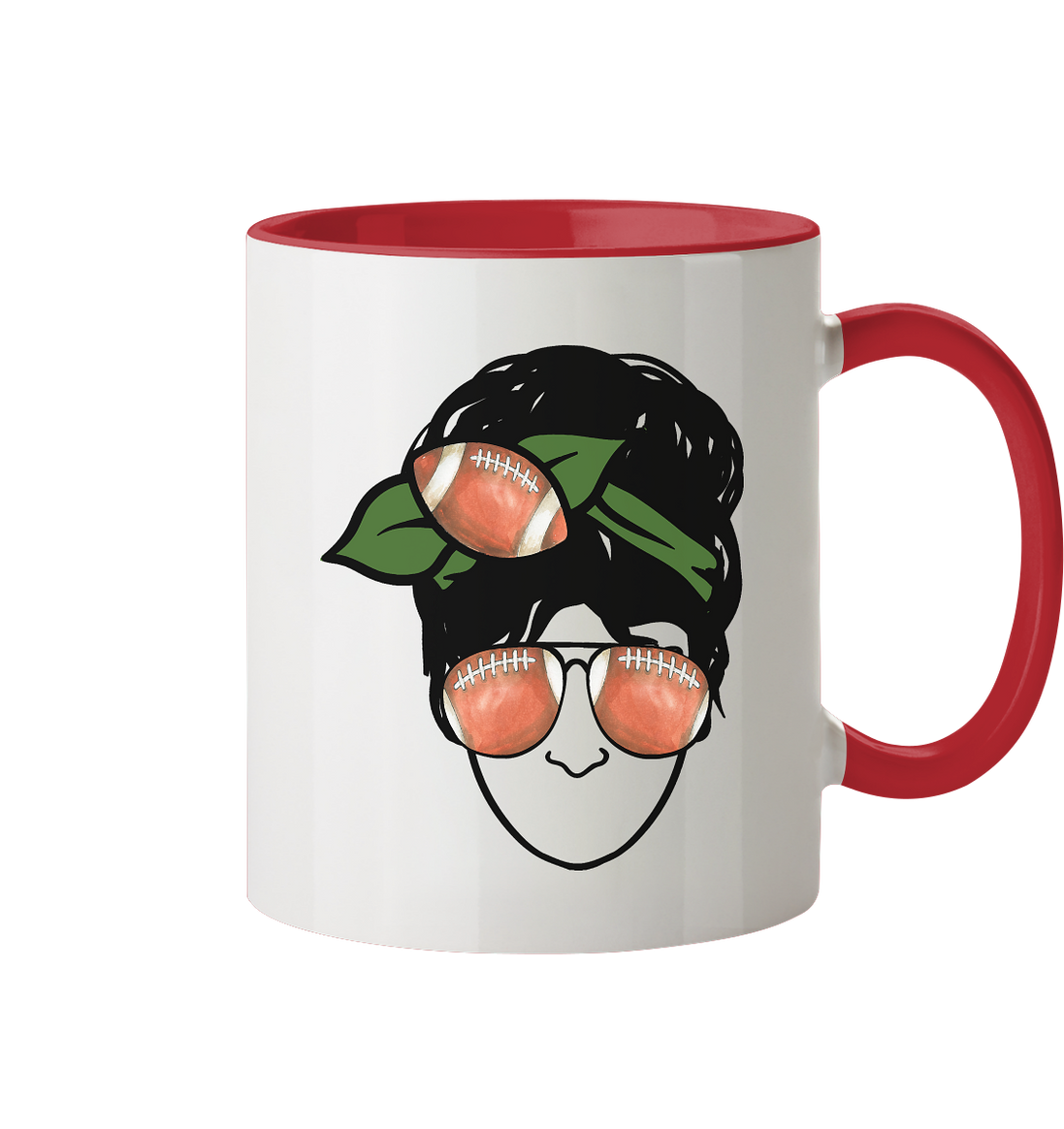 Lady Balls - Two-tone mug