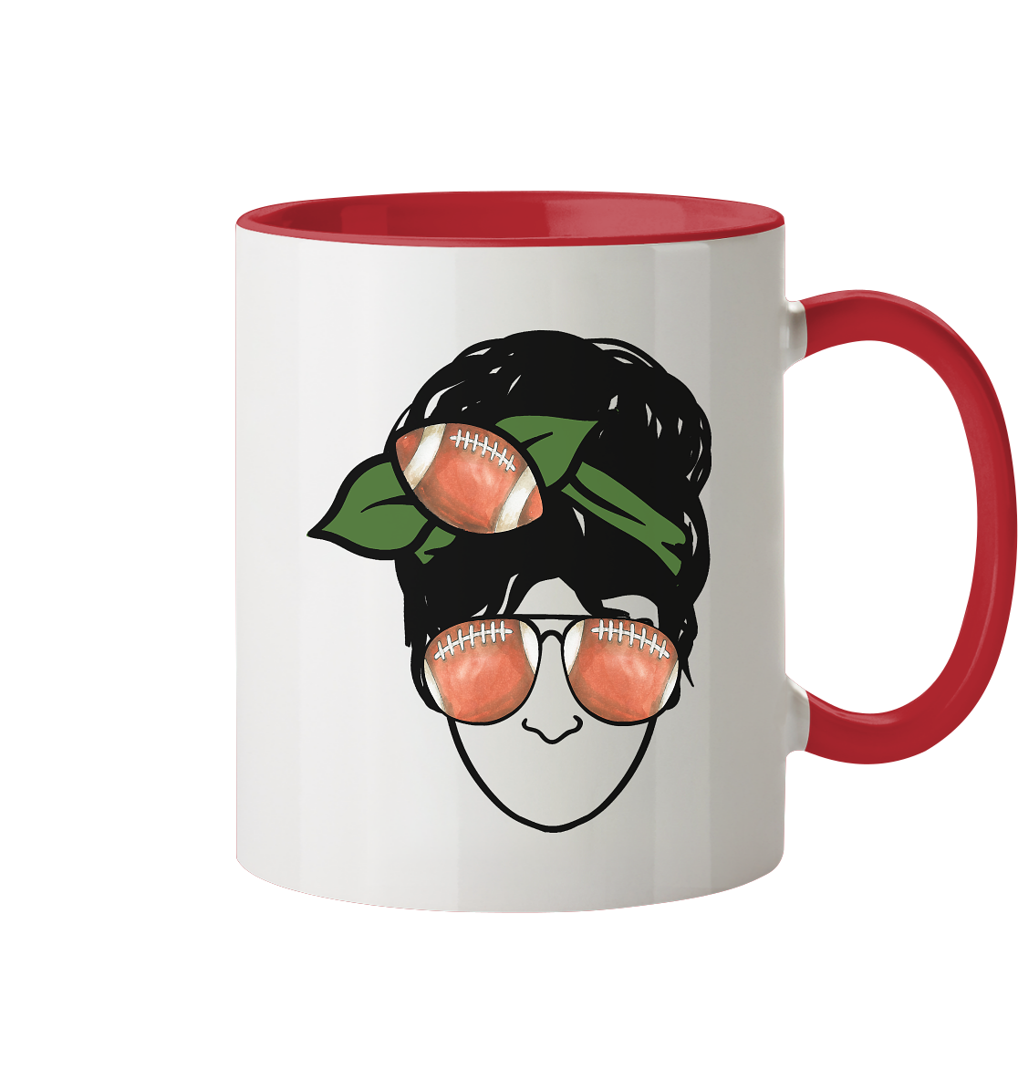 Lady Balls - Two-tone mug