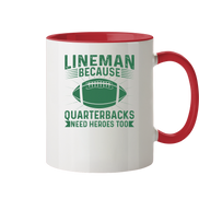 Lineman Heroes Green - Tasse zweifarbig