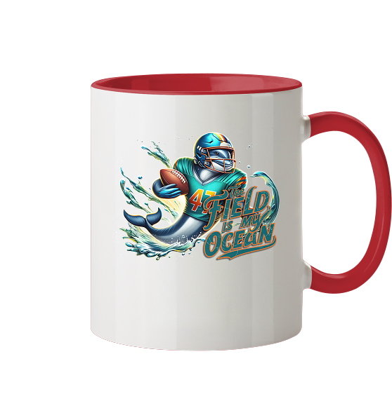 The Field is my Ocean - Tasse zweifarbig