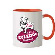 Fight like a Bulldog - Tasse zweifarbig