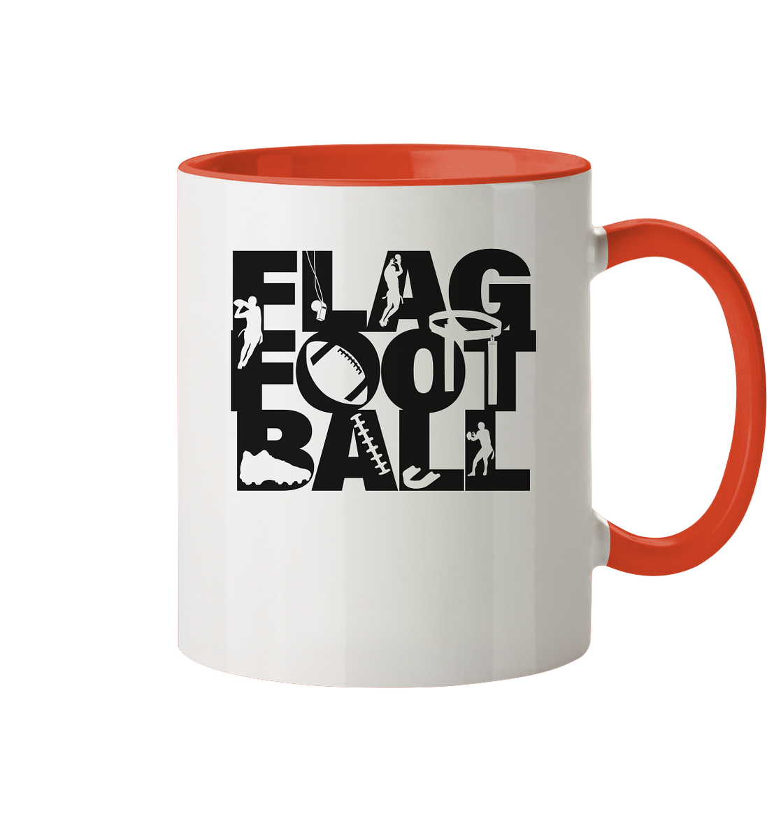 Flag Football - Two-Tone Mug