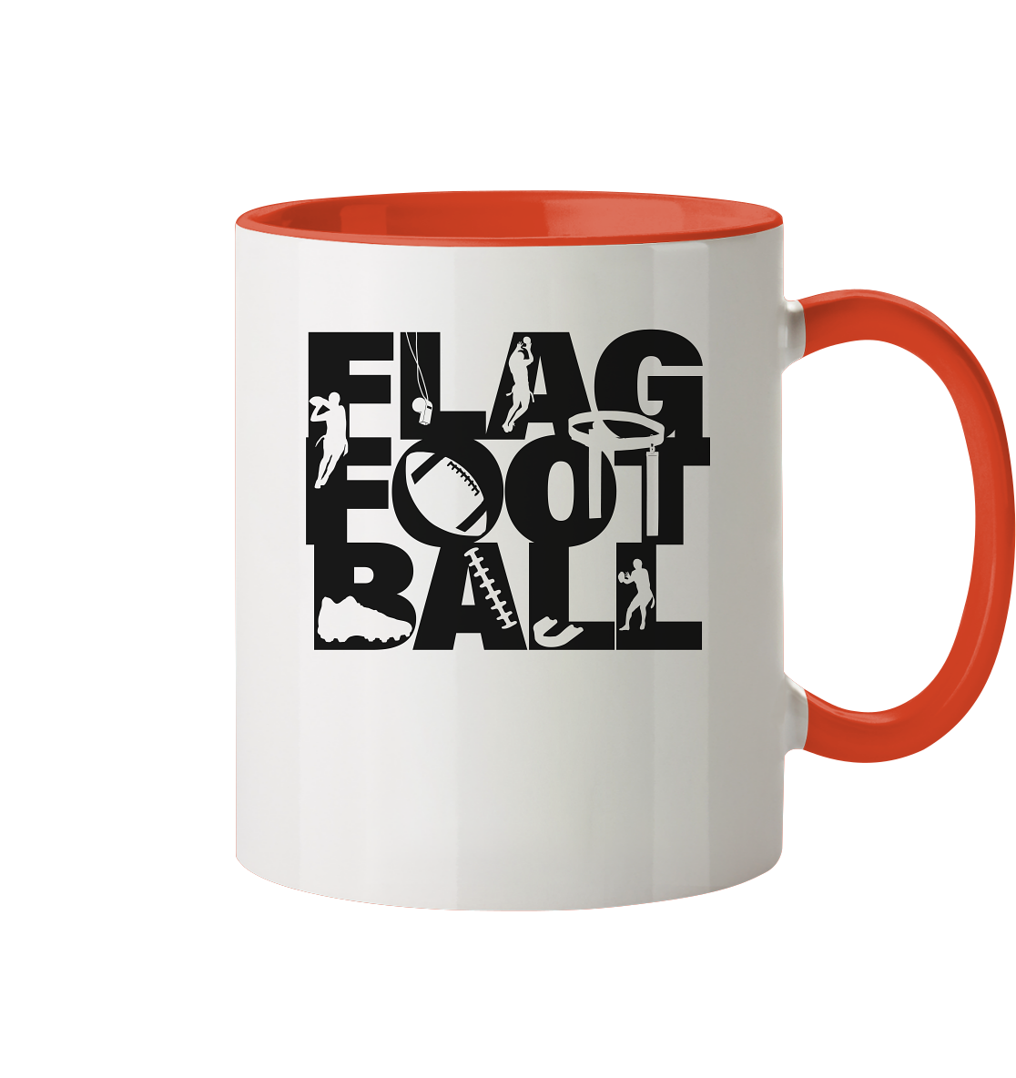 Flag Football - Two-Tone Mug
