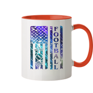 USA Football Flag - Two-Tone Mug
