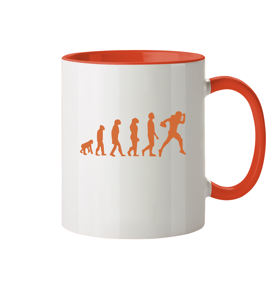 American Football Evolution - Tasse zweifarbig