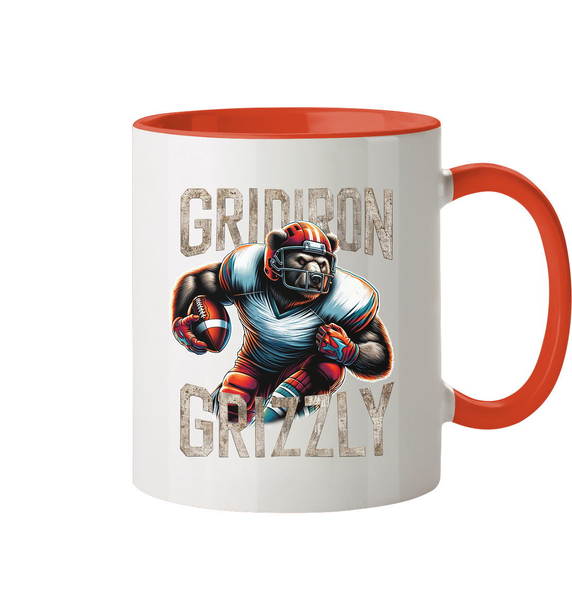 Gridiron Grizzly - Two-tone Mug