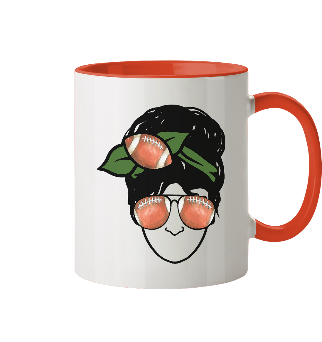 Lady Balls - Two-tone mug
