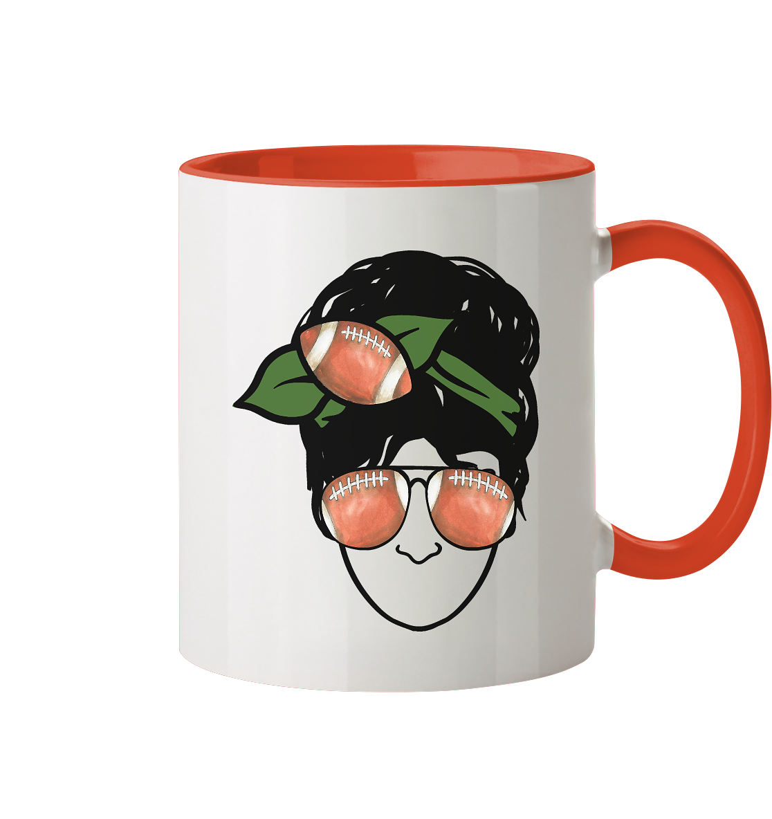 Lady Balls - Two-tone mug