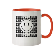 Cheerleader Smiley - Two-tone mug