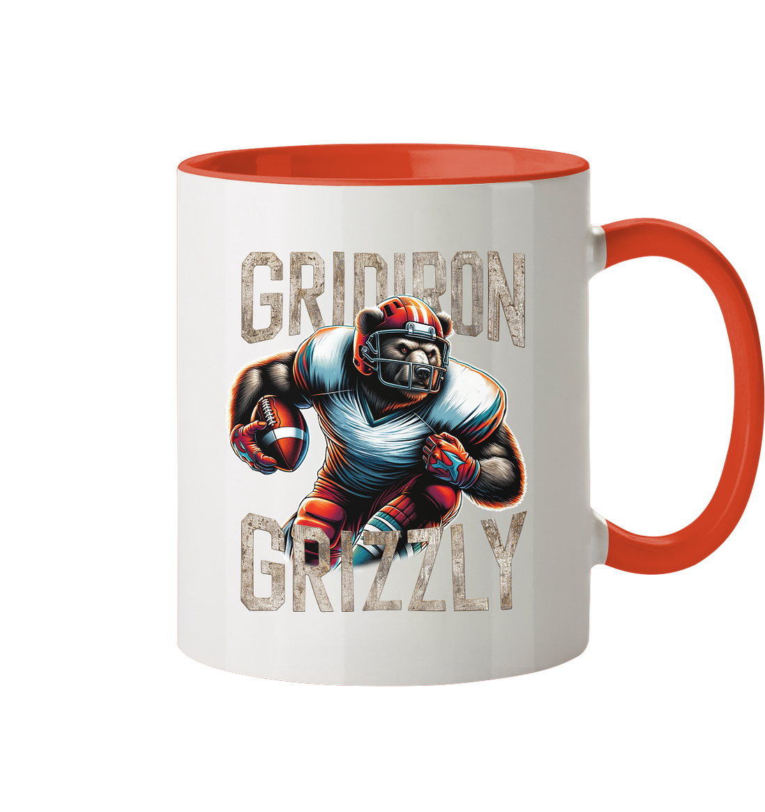 Gridiron Grizzly - Two-tone Mug