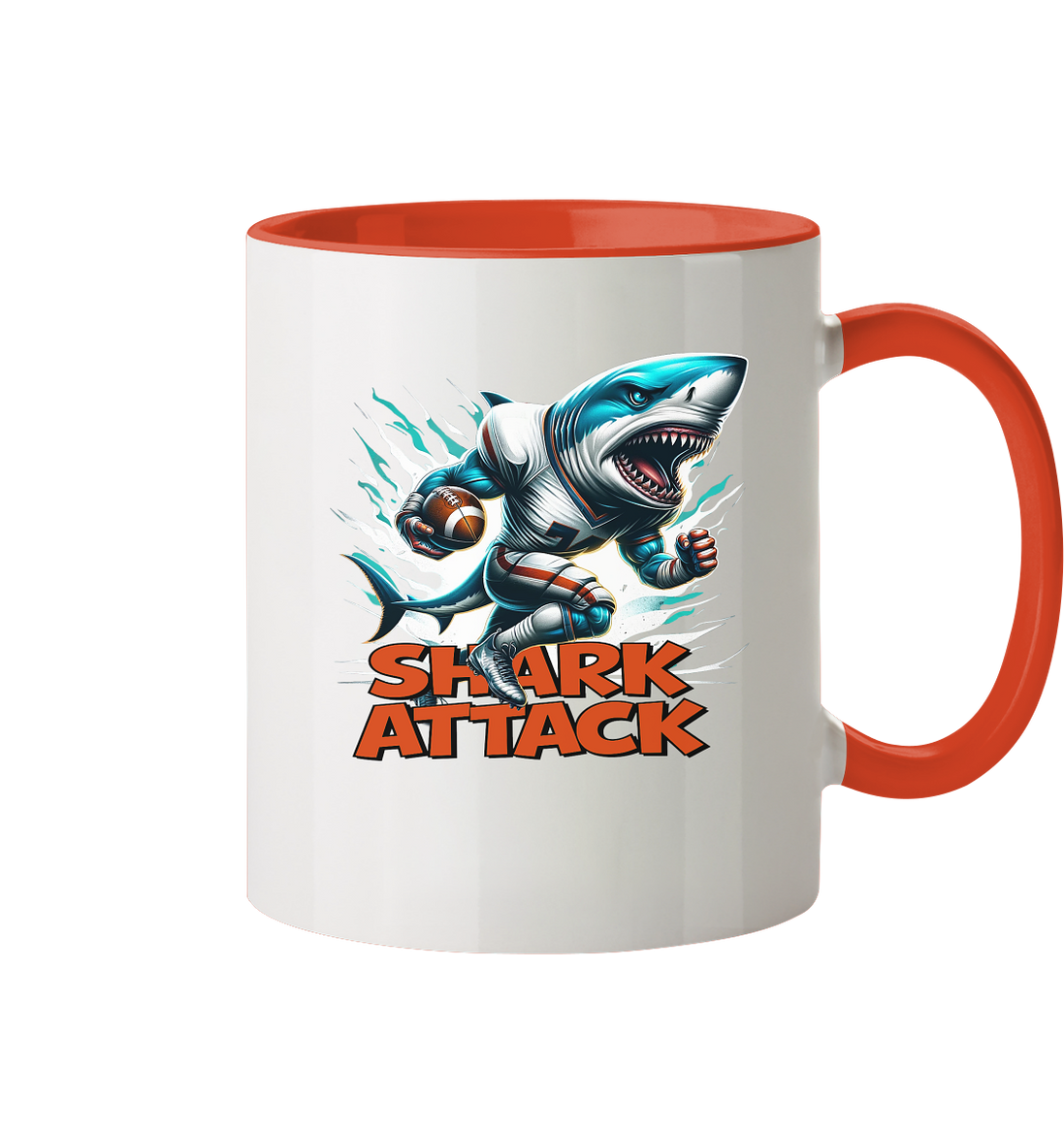 Shark Attack - Tasse zweifarbig