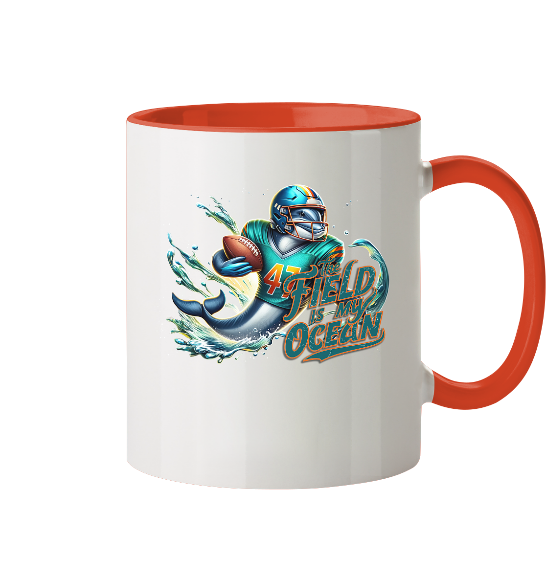 The Field is my Ocean - Tasse zweifarbig