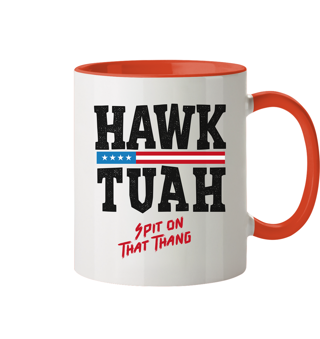 Hawk Tuah - Two-tone Mug