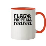 Flag Football Mom - Two-Tone Mug