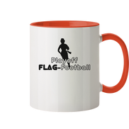 Playoff Flag Football  Women black  - Tasse zweifarbig