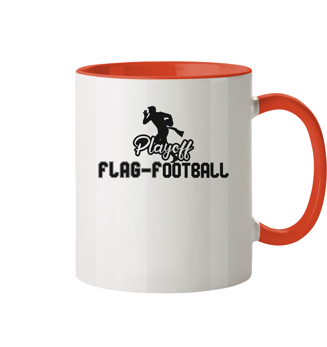 Playoff Flag Football Men Black - Two-Tone Mug