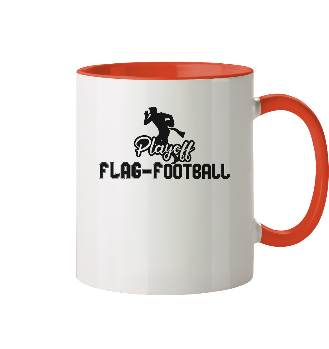 Playoff Flag Football Men Black - Two-Tone Mug