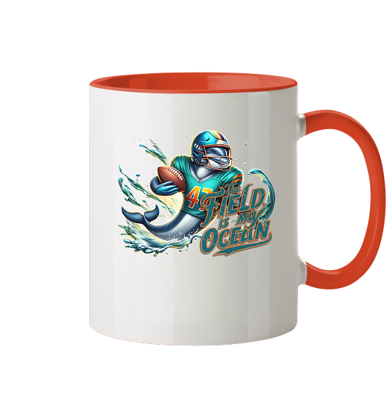 The Field is my Ocean - Tasse zweifarbig