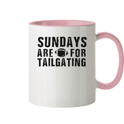 Sundays are for Tailgating  - Tasse zweifarbig