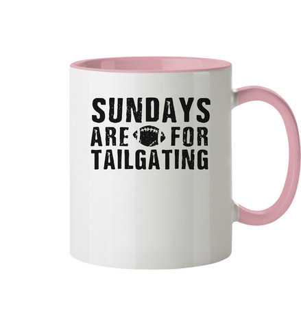 Sundays are for Tailgating  - Tasse zweifarbig