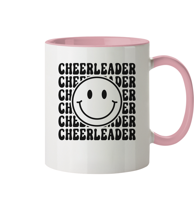 Cheerleader Smiley - Two-tone mug