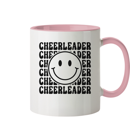 Cheerleader Smiley - Tasse zweifarbig