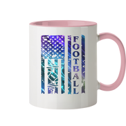 USA Football Flag - Two-Tone Mug