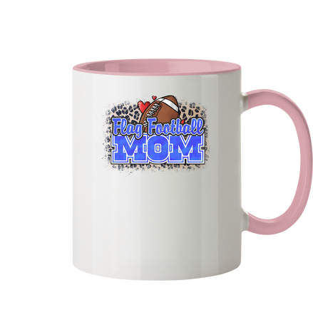 Flag Football Mom - Tasse zweifarbig