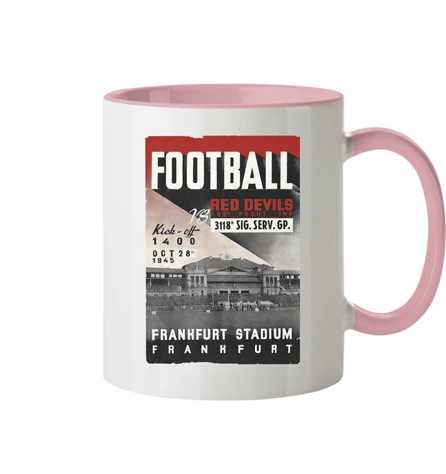 Frankfurt Football 1945 - Tasse zweifarbig