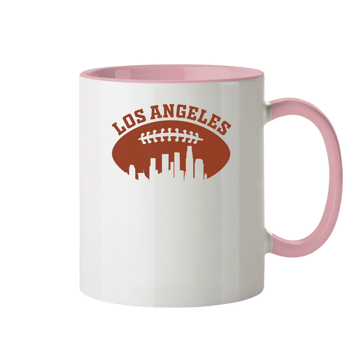 Los Angeles Football Silhouette - Tasse zweifarbig