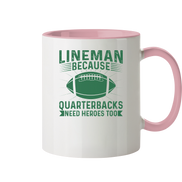 Lineman Heroes Green - Tasse zweifarbig