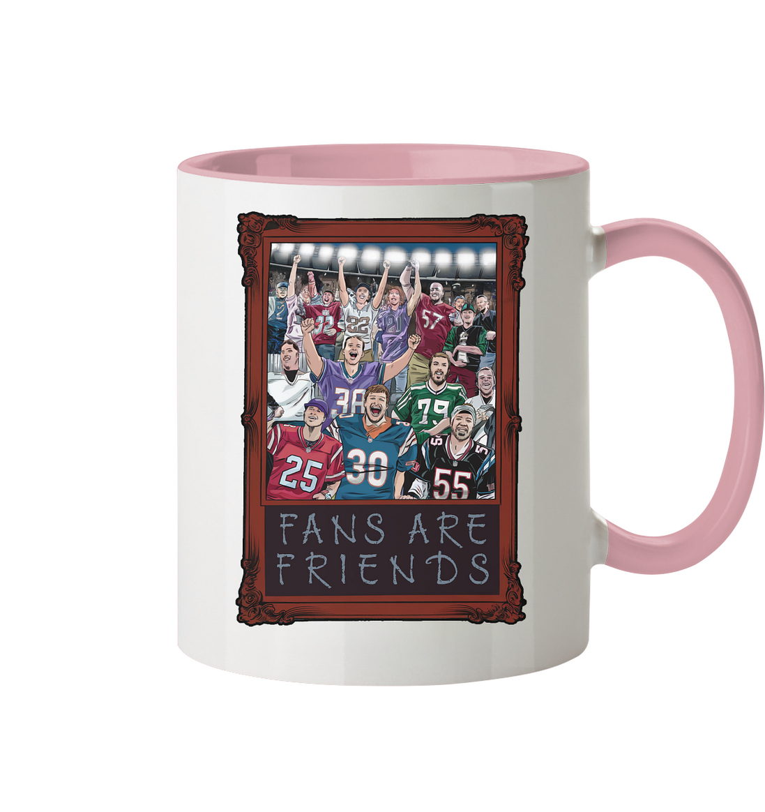 Fans are Friends  - Tasse zweifarbig