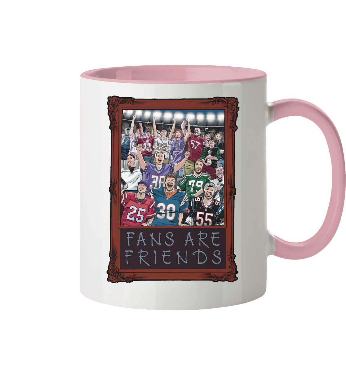 Fans are Friends  - Tasse zweifarbig