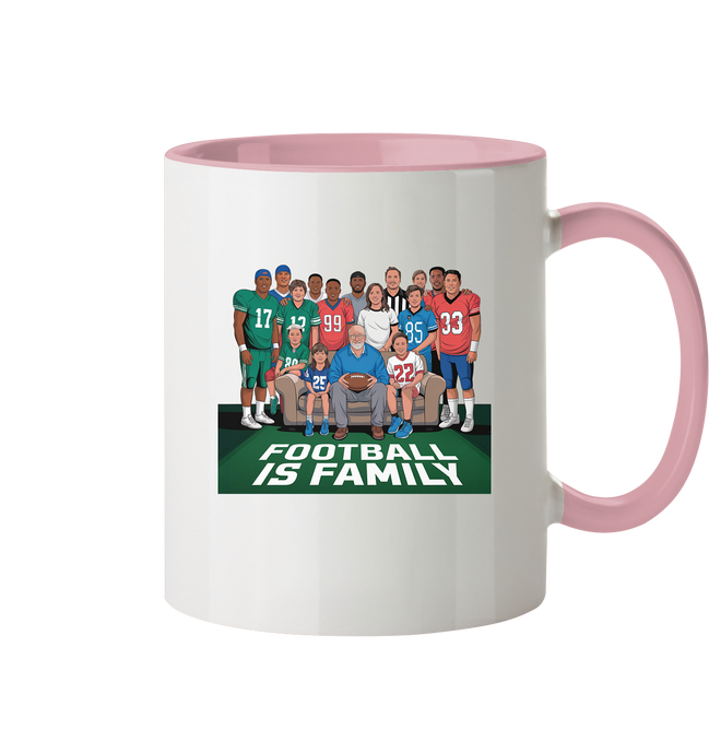 Football is Family - Two-Tone Mug