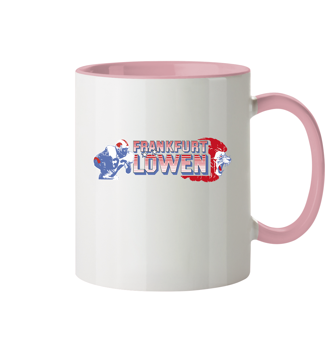 Frankfurt Löwen Tasse zweifarbig