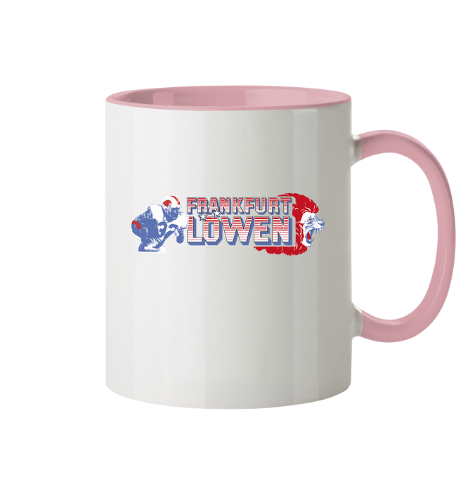 Frankfurt Löwen Tasse zweifarbig