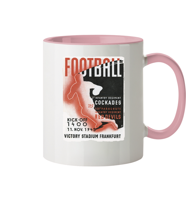 Red Devils Frankfurt 1945 - Tasse zweifarbig