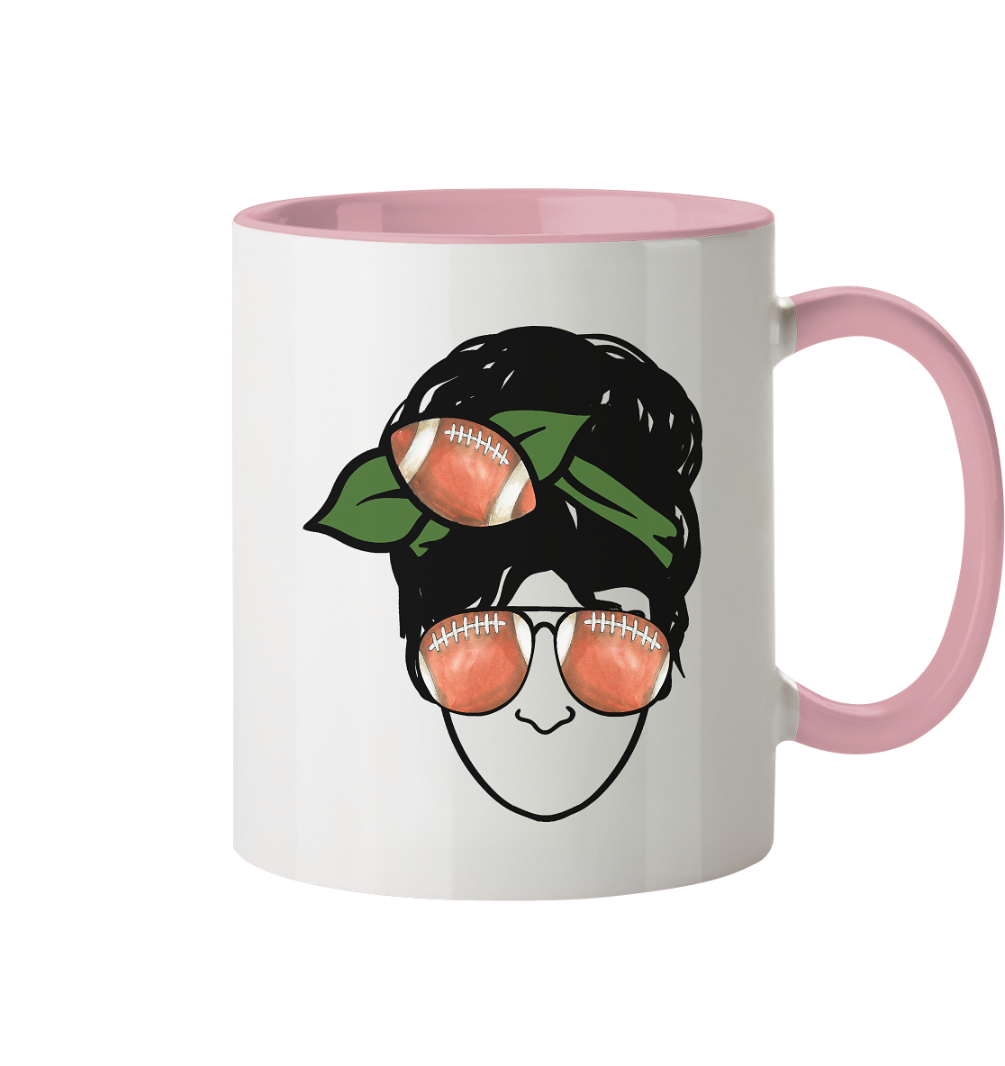 Lady Balls - Two-tone mug