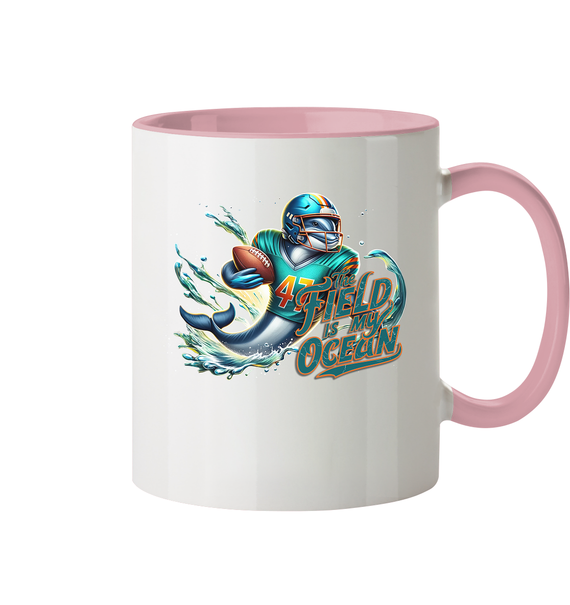 The Field is my Ocean - Tasse zweifarbig