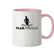 Playoff Flag Football  Women black  - Tasse zweifarbig