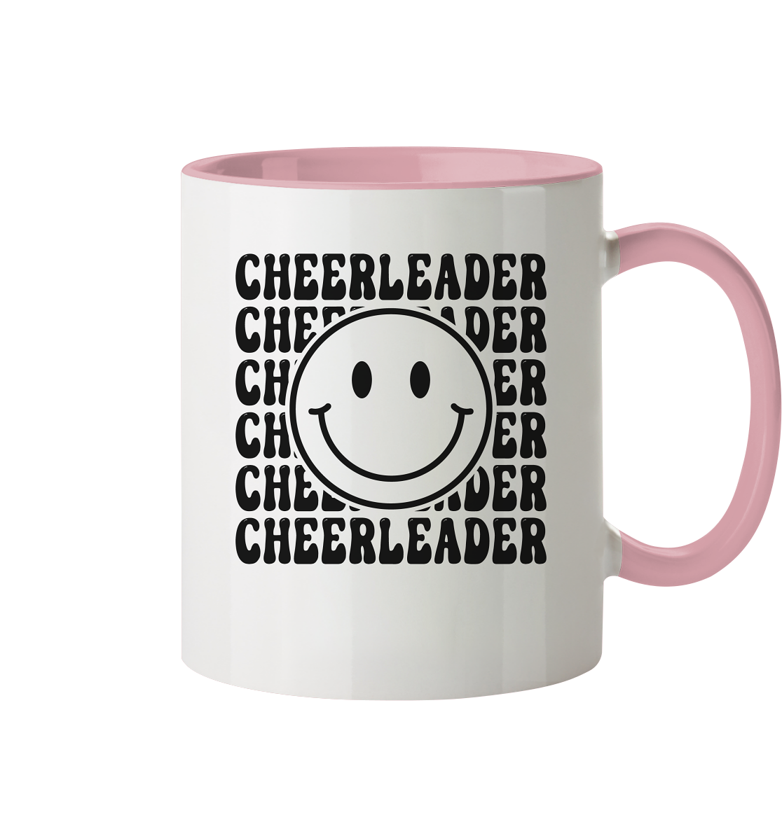 Cheerleader Smiley - Two-tone mug