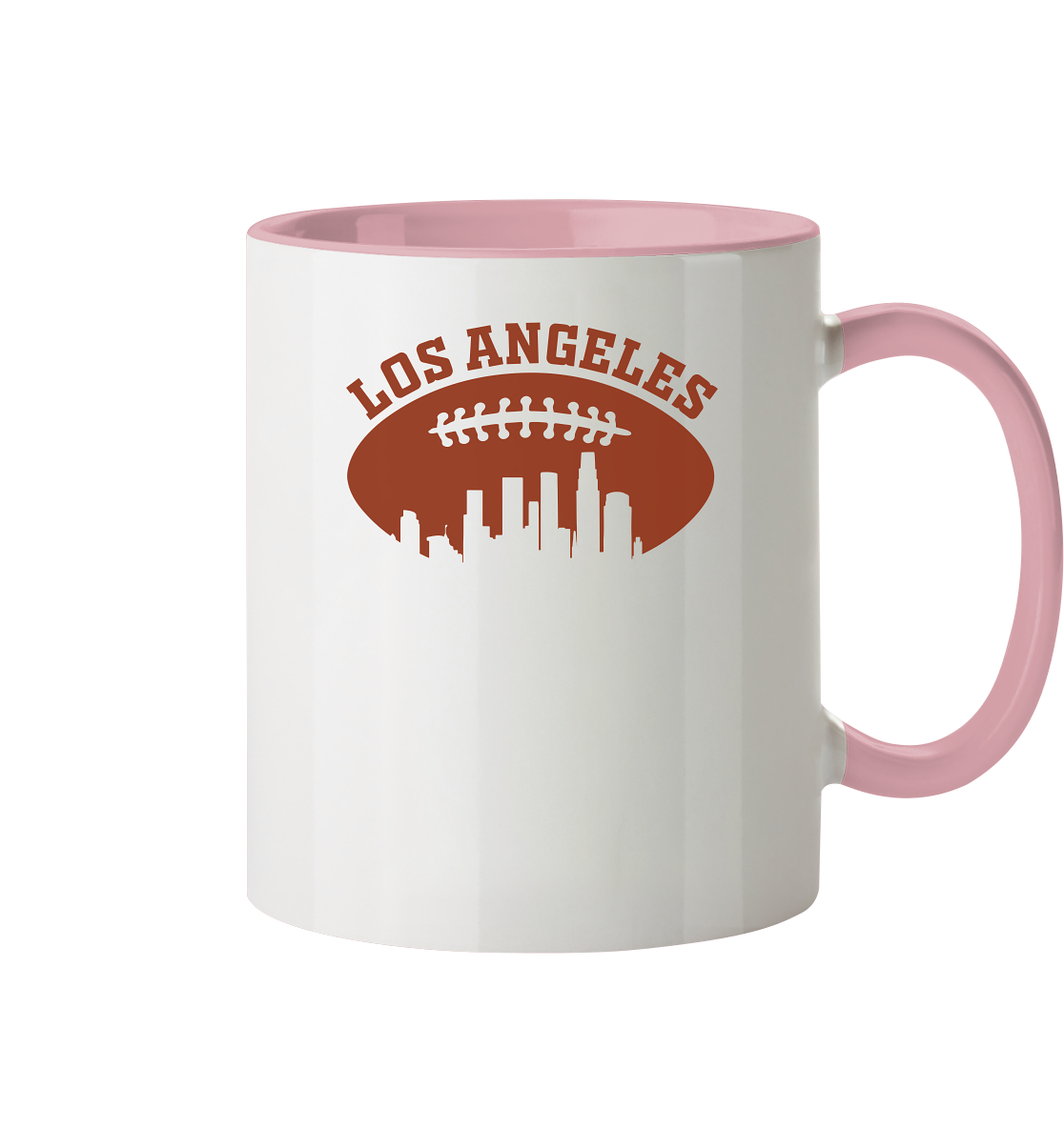 Los Angeles Football Silhouette - Tasse zweifarbig
